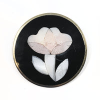 Alpaca Mexico Silver Flower Brooch
