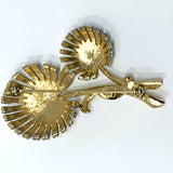 Unsigned Dandelion Brooch