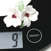 Denton Porcelain Dogwood Flower Brooch
