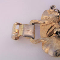 Coro Francois Gold Leaf Choker Necklace and Bracelet