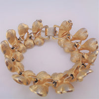 Coro Francois Gold Leaf Choker Necklace and Bracelet