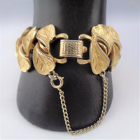 Coro Francois Gold Leaf Choker Necklace and Bracelet