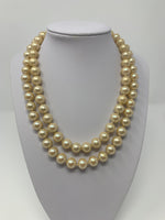 Les Bernard Faux Pearl Choker Necklace