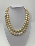 Les Bernard Faux Pearl Choker Necklace