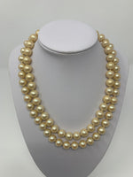 Les Bernard Faux Pearl Choker Necklace