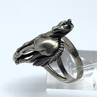 Silver Horse Ring Size 10.25