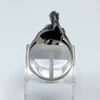 Silver Horse Ring Size 10.25