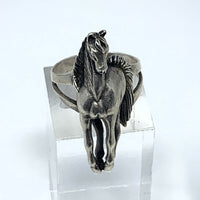 Silver Horse Ring Size 10.25