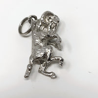 Ram Sterling Silver Charm Pendant