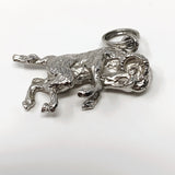 Ram Sterling Silver Charm Pendant