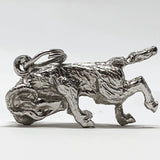 Ram Sterling Silver Charm Pendant