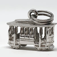 Streetcar Sterling Silver Charm Pendant