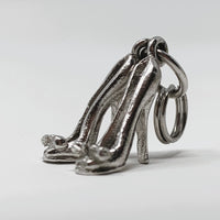 Stiletto Shoes Sterling Silver Charm Pendant