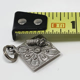 Graduation Cap Sterling Silver Charm Pendant