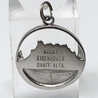 Banff Mount Eisenhower Sterling Silver Charm Pendant