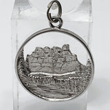 Banff Mount Eisenhower Sterling Silver Charm Pendant