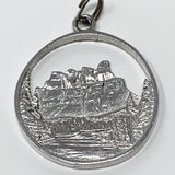 Banff Mount Eisenhower Sterling Silver Charm Pendant