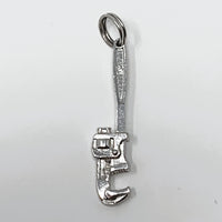 Monkey Wrench Sterling Silver Charm Pendant