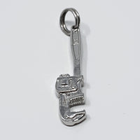 Monkey Wrench Sterling Silver Charm Pendant