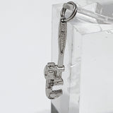 Monkey Wrench Sterling Silver Charm Pendant