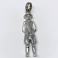 RCMP Mounty Sterling Silver Charm Pendant