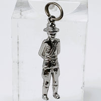 RCMP Mounty Sterling Silver Charm Pendant