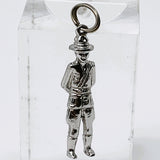 RCMP Mounty Sterling Silver Charm Pendant