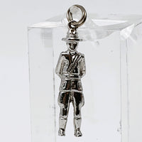 RCMP Mounty Sterling Silver Charm Pendant
