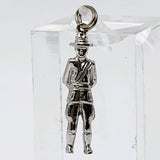 RCMP Mounty Sterling Silver Charm Pendant
