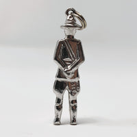 RCMP Mounty Sterling Silver Charm Pendant