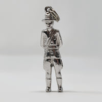 RCMP Mounty Sterling Silver Charm Pendant