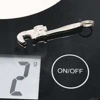 Monkey Wrench Sterling Silver Charm Pendant