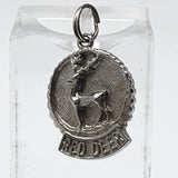Red Deer Sterling Silver Charm Pendant