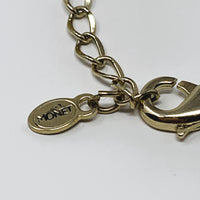 Monet Gold-Tone Necklace 17" Turquoise Stone Pendant