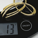 Crown Trifari Gold Tone Bow Brooch