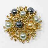 Christian Dior Grosse 1968 Imitation Pearl Brooch