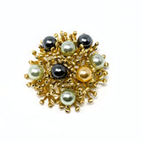 Christian Dior Grosse 1968 Imitation Pearl Brooch