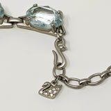Swarovski Chunky Aqua Crystal Necklace
