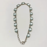 Swarovski Chunky Aqua Crystal Necklace