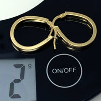 Birks 18k Gold Hoop Earrings