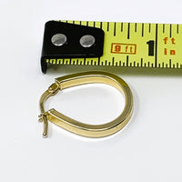 Birks 18k Gold Hoop Earrings
